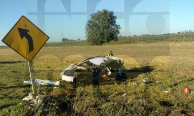 Un conductor murió tras un impactante choque