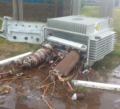 Intentaron robar un transformador en el Parque Industrial de Cañada de Gómez