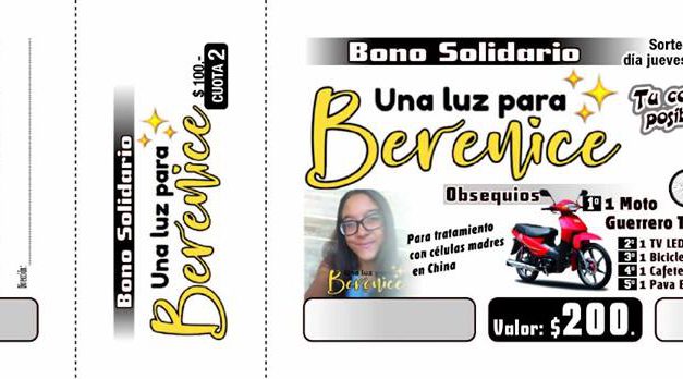 Bono solidario «Una luz para Berenice»
