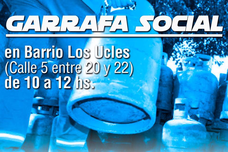 Entrega de garrafas sociales