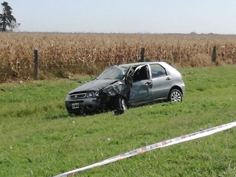 Chocó contra un árbol en la ruta 9 y falleció