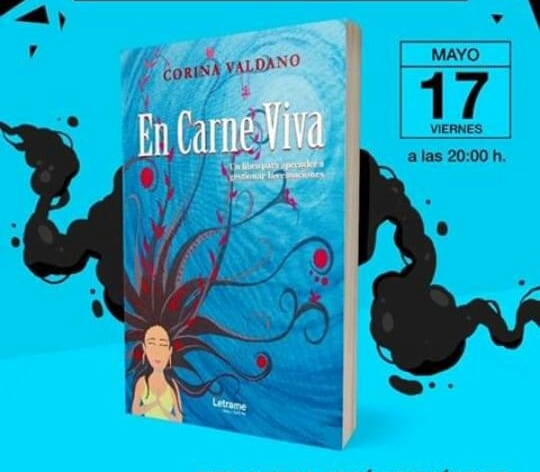Corina Valdano presenta su libro “En carne viva”