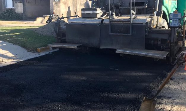 Comenzaron las tareas de pavimentación en Barrio Alborada