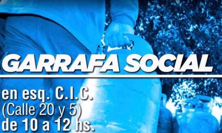 Este lunes Garrafas Sociales