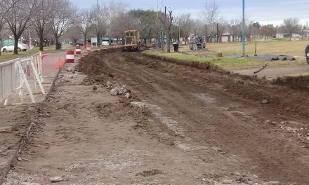 Comenzaron las obras de pavimentación en Avda 18