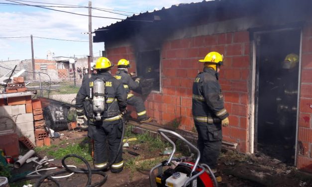 Perdidas totales en un incendio de una vivienda