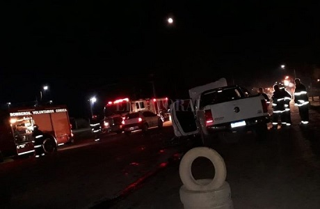 Accidente fatal y 7 heridos en Correa