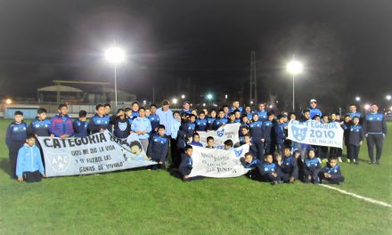 Iluminación Led en la cancha de fútbol infantil de Argentino