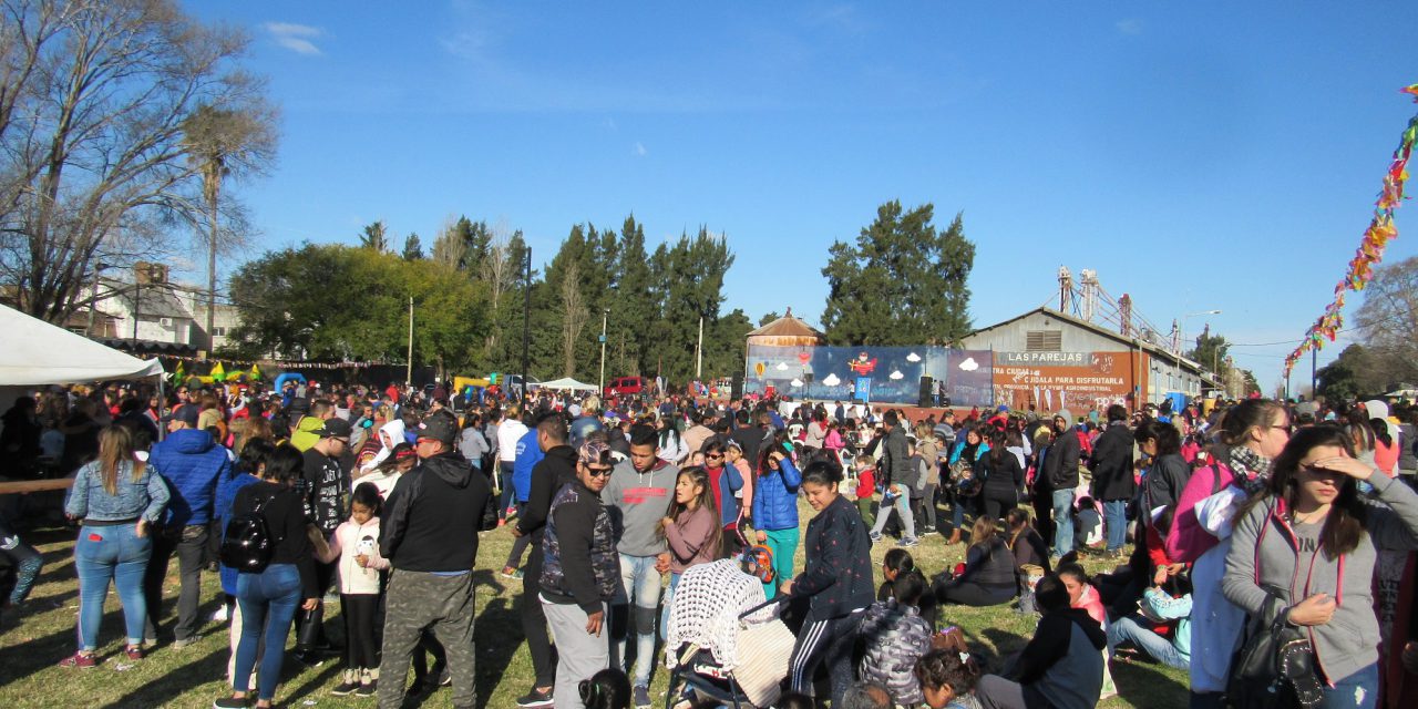 Una multitud en los festejos del Día del Niño