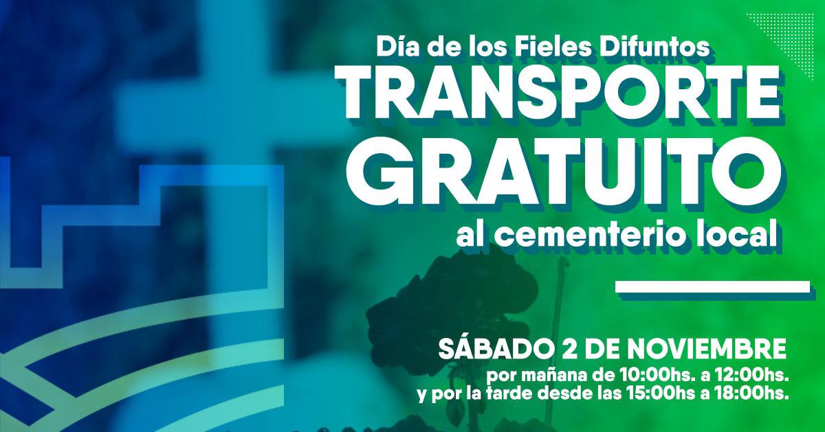 Transporte gratuito al cementerio