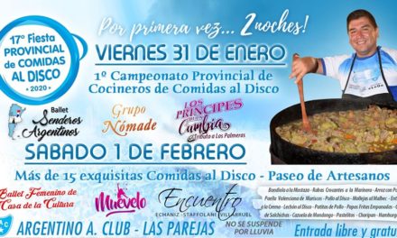 A horas de la gran Fiesta de Comidas al Disco