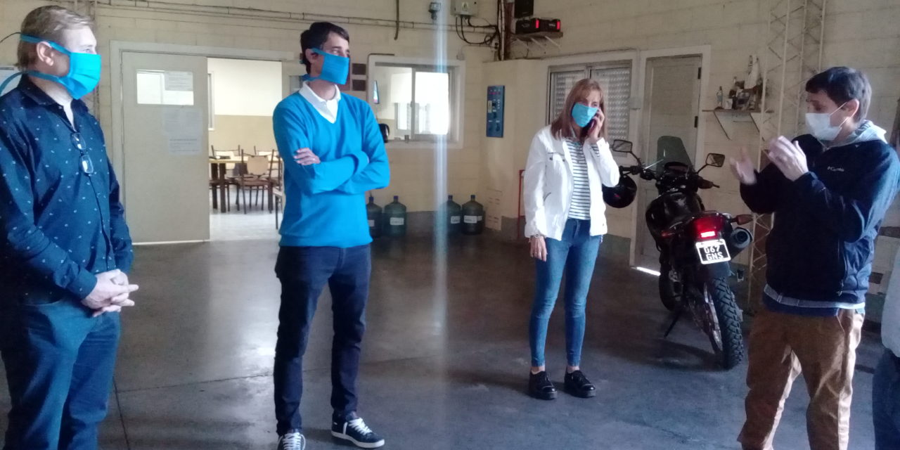 Visita del Director Provincial zona sur de Defensa Civil