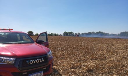 Incendio en zona rural