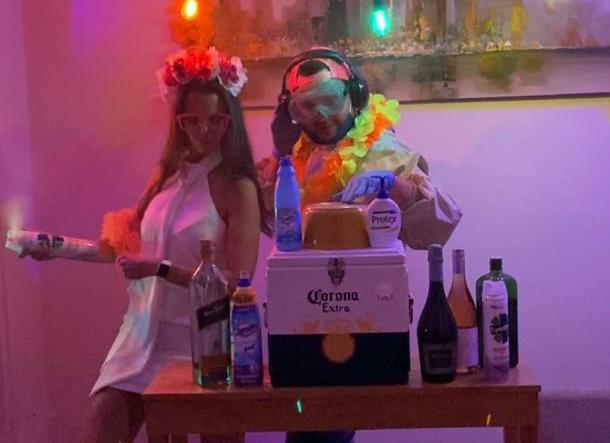 Las Rosas: Realizaron una fiesta de casamiento en modo virtual