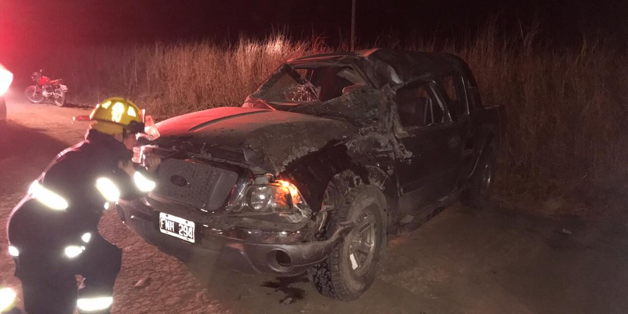Accidente en zona rural