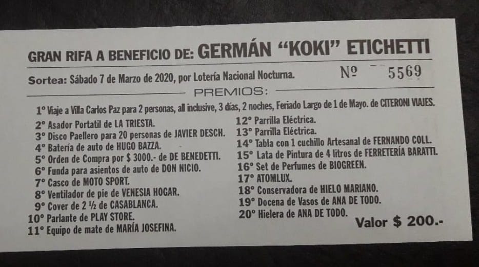 Paola Etichetti, hermana de Koki: «queremos devolver un granito de tantas muestras de cariño que tuvimos»