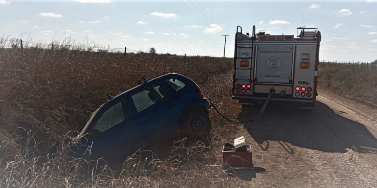 Despiste en camino rural
