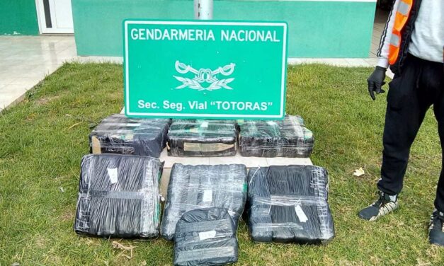 San Genaro: detuvieron un camión que transportaba 60 kilos de hojas de coca