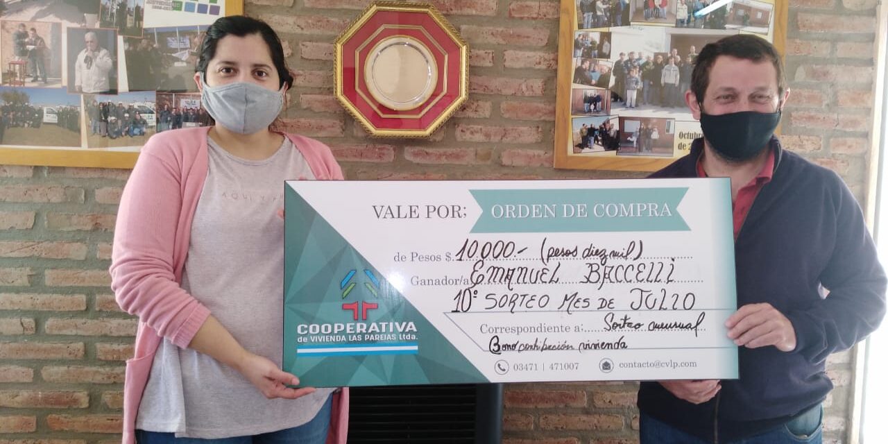 Cooperativa de Viviendas entregó un nuevo premio