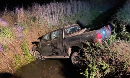 Accidente en zona rural camino a Bustinza