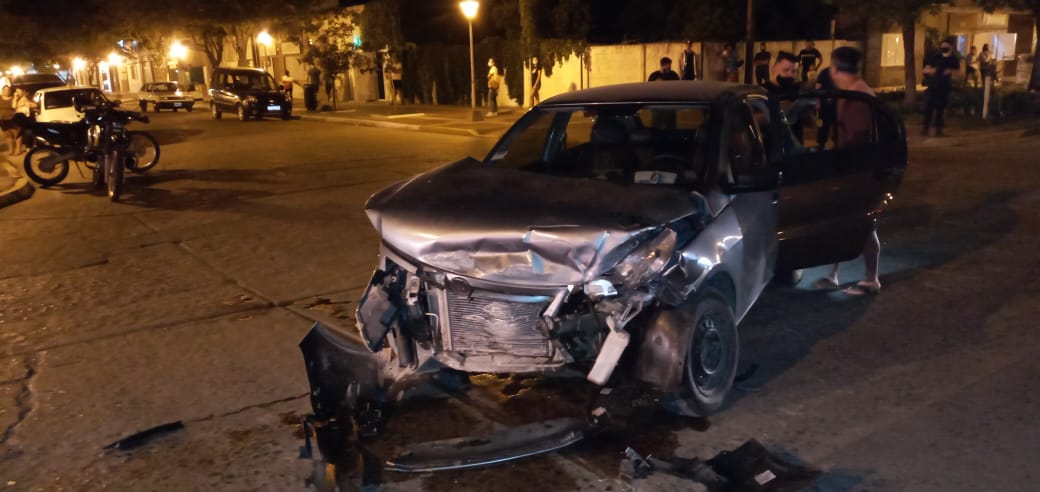Accidente en 20 y 13