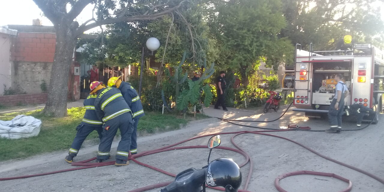 Incendio en una vivienda de Diagonal 3