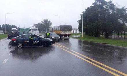 Muchísima lluvia en toda la región