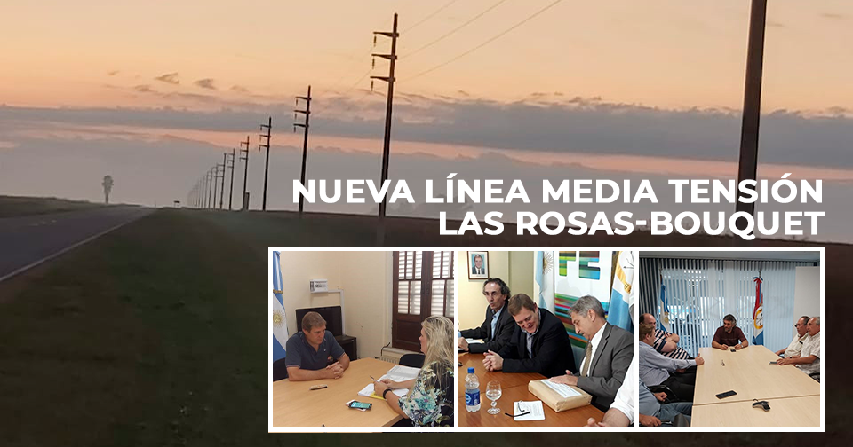 Cornaglia informó que la línea de Media Tensión a Bouquet ya está en fase de prueba