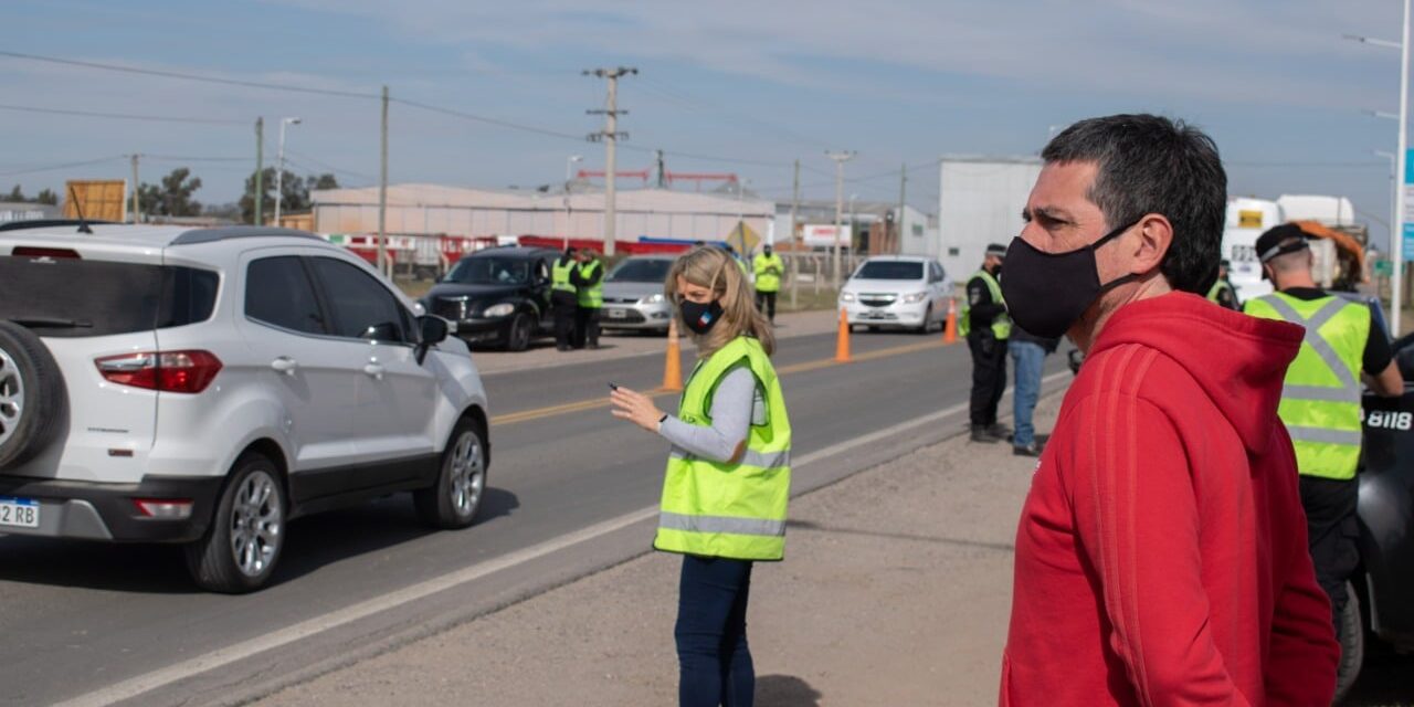 Operativo en Las Parejas, a cargo de la Agencia Provincial de Seguridad Vial