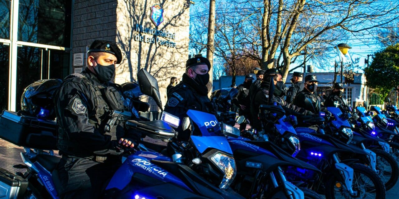 Entregaron Motos 0 Km. para la Policía de Las Parejas