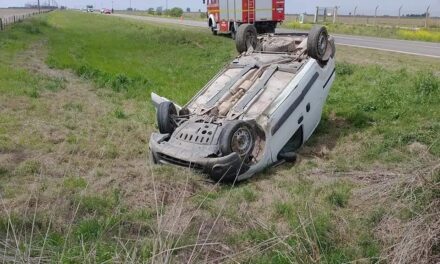 Accidente en la ruta a Montes de Oca