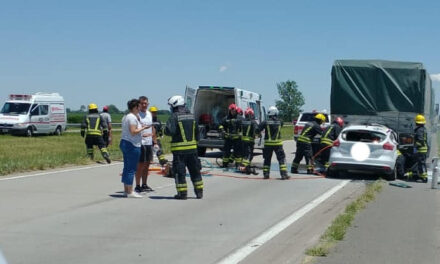 Accidente por alcance en autopista