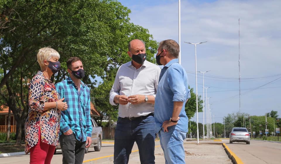Perotti estuvo el sábado en Las Parejas