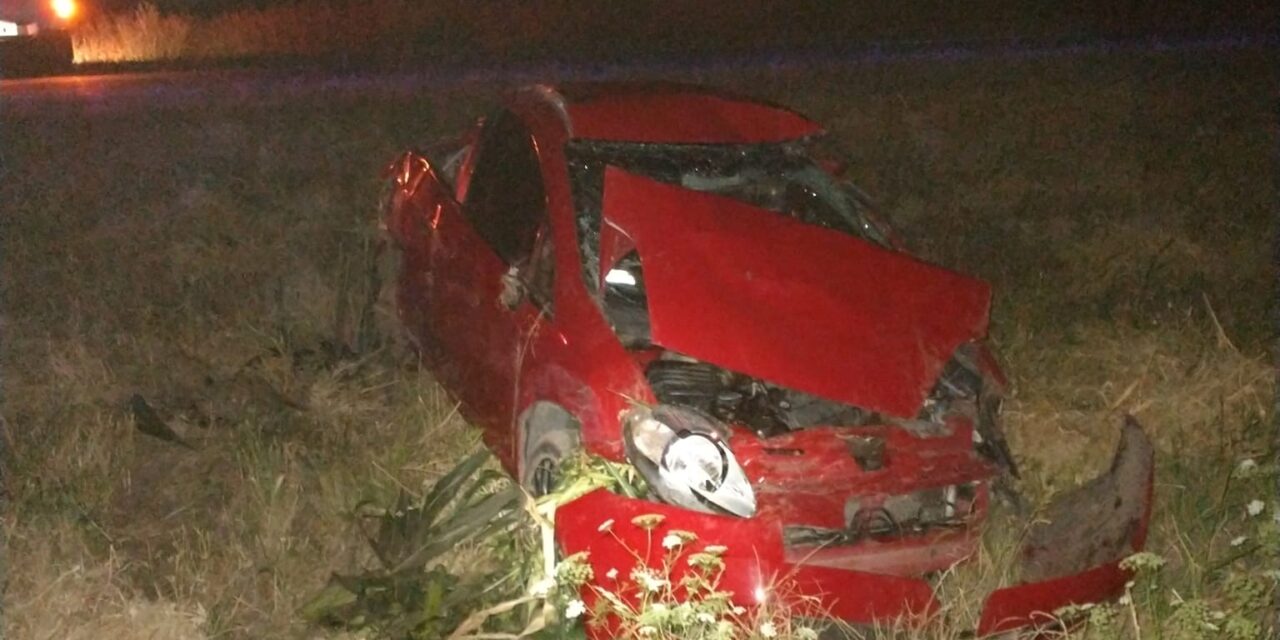 Joven Parejense tuvo un accidente en la ruta a Montes de Oca