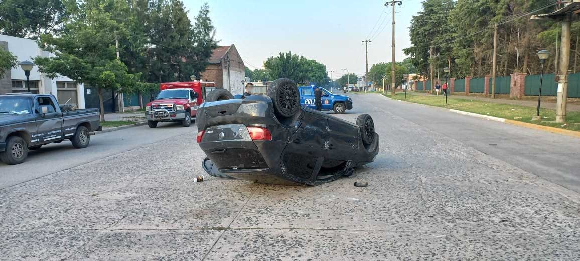 Accidente en 13 y 18