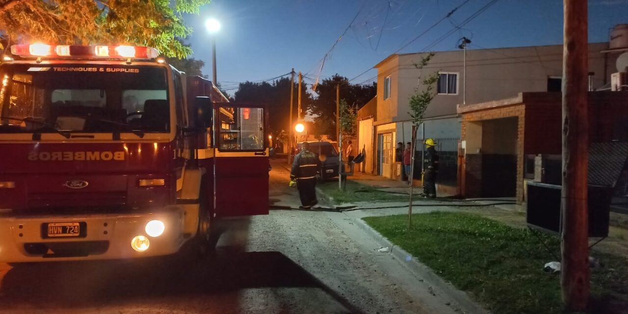 Incendio en una vivienda