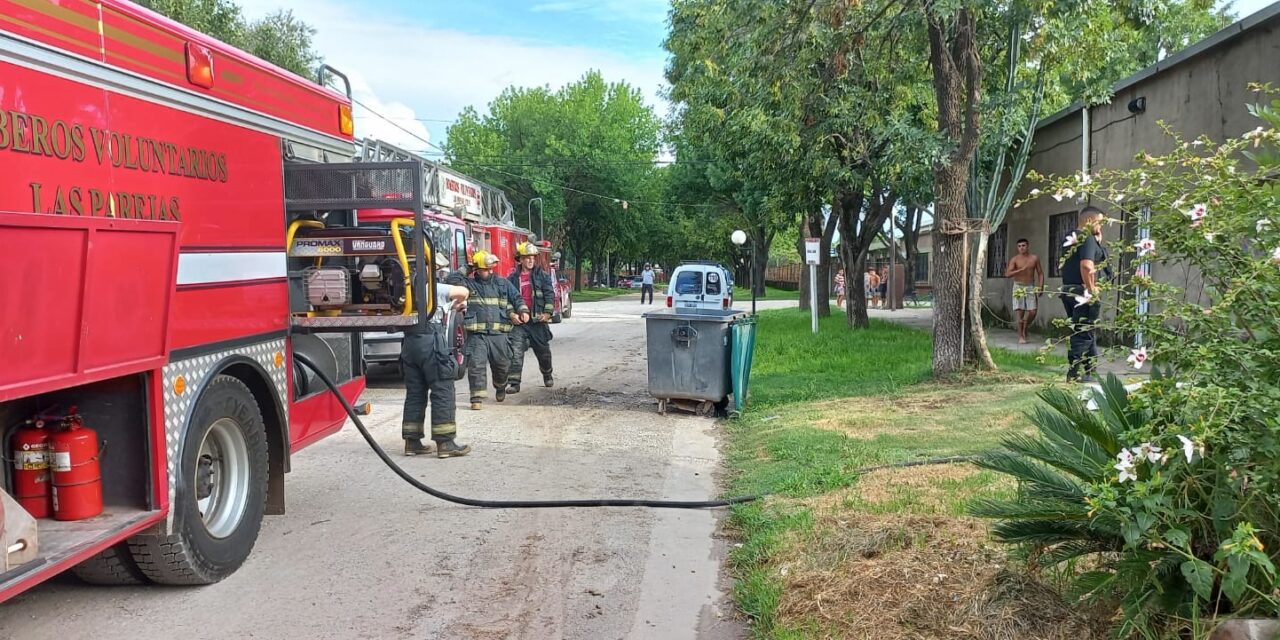 Incendio en una vivienda