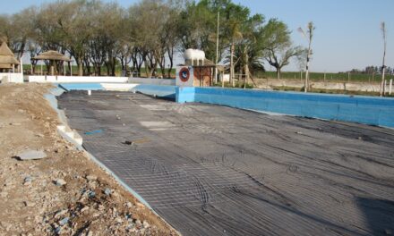 El Club Tiro y Pesca reconstruye la pileta de natación