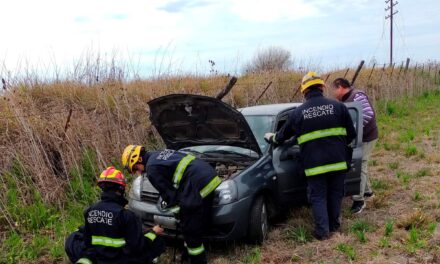 Despiste de un vehículo en la ruta 178