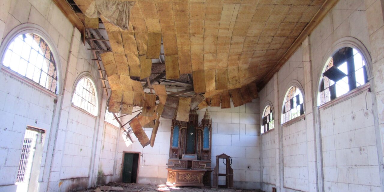 Cedió el techo del viejo edificio de la Iglesia