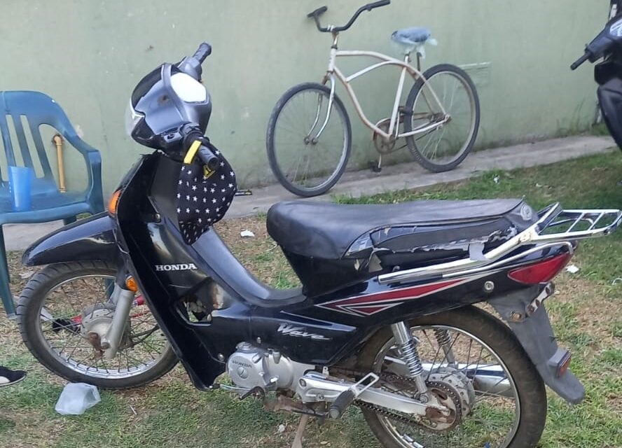 ENCONTRARON EN LAS PAREJAS MOTO ROBADA EN ARMSTRONG