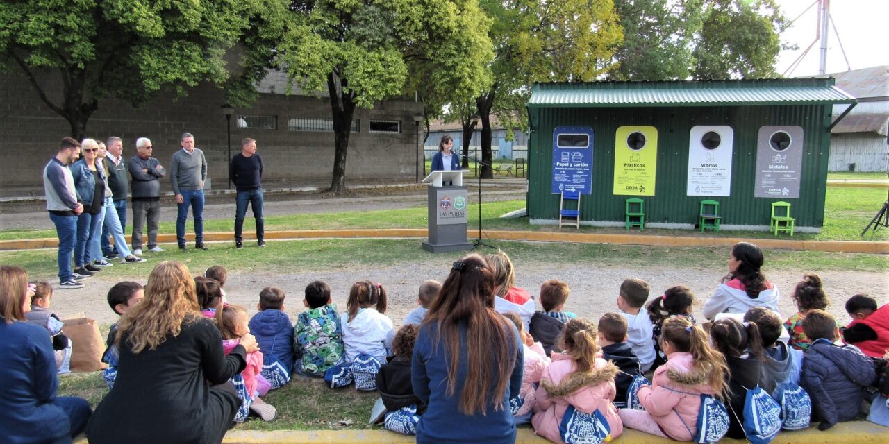 QUEDÓ INAUGURADO UN NUEVO “PUNTO VERDE” EN LA CIUDAD