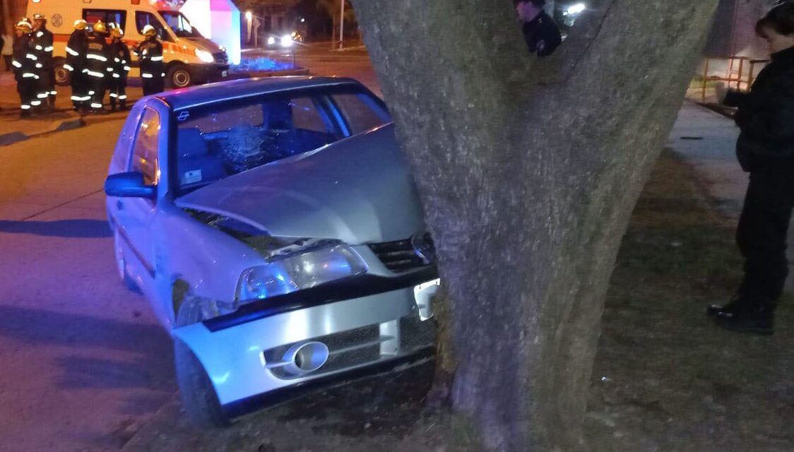 <strong>VEHÍCULO IMPACTO CONTRA UN ÁRBOL</strong>