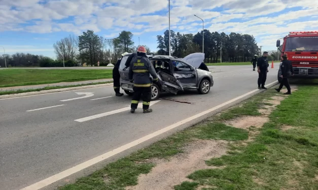 LAS ROSAS: ACCIDENTE FATAL EN EL CRUCE DE PARQUE GRAL. SAN MARTÍN