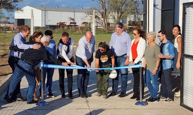 INAUGURARON LA AMPLIACIÓN DE LA OBRA DE CLOACAS