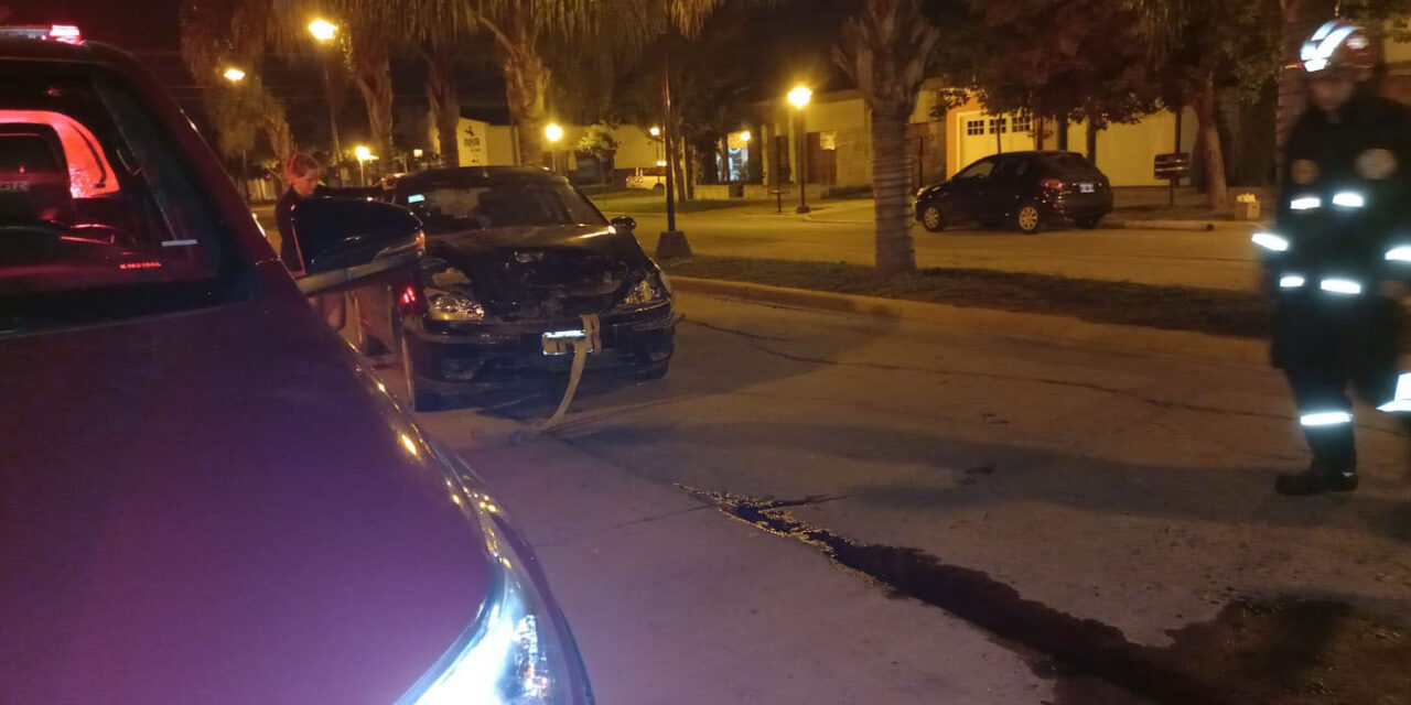 CHOQUE EN CADENA EN AVENIDA 21