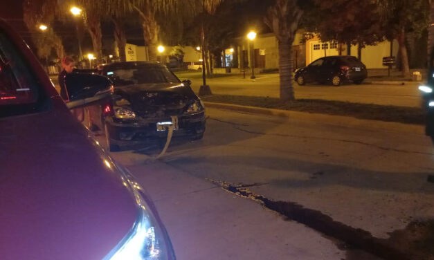 CHOQUE EN CADENA EN AVENIDA 21