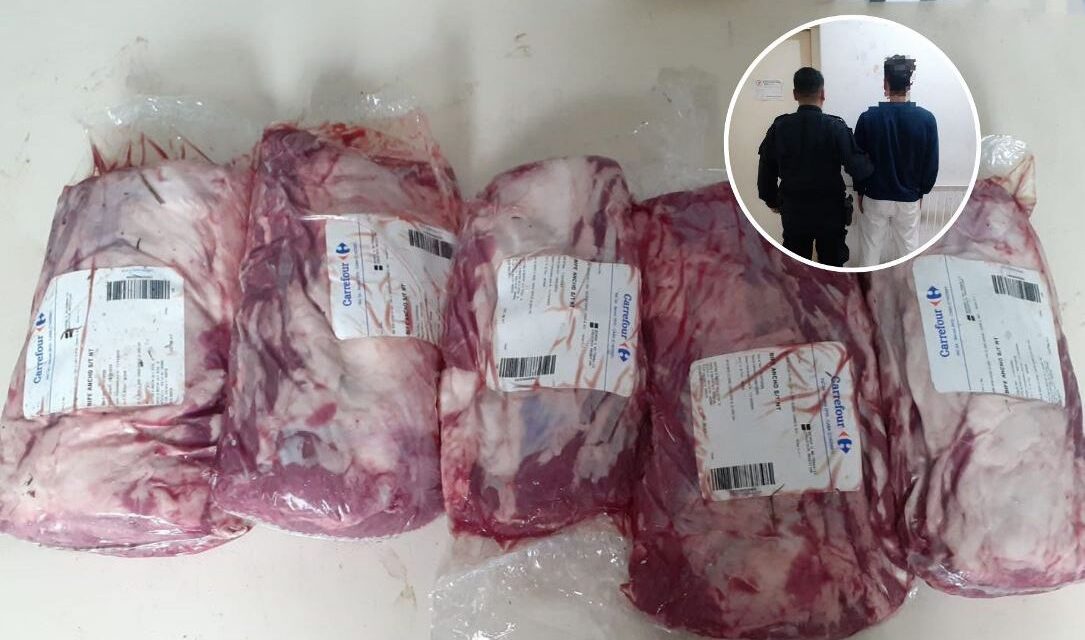 INTENTÓ ROBAR CARNE DEL FRIGORÍFICO DE CARCARAÑÁ