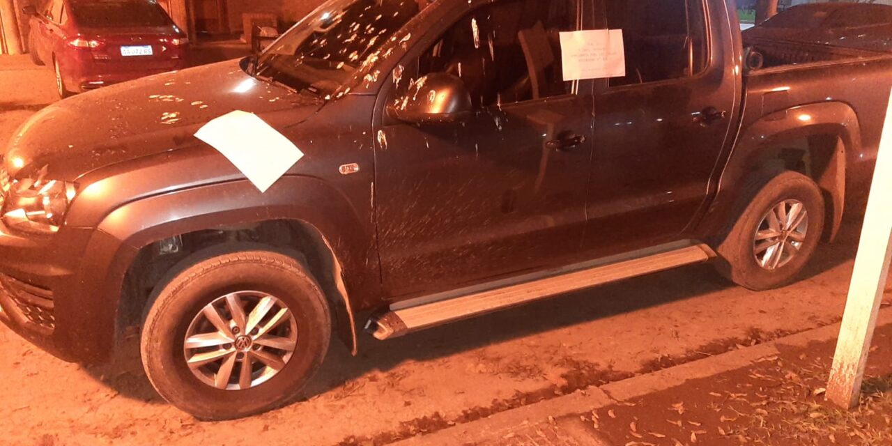 SECUESTRO DE UNA PICK UP AMAROK Y RESISTENCIA A LA AUTORIDAD