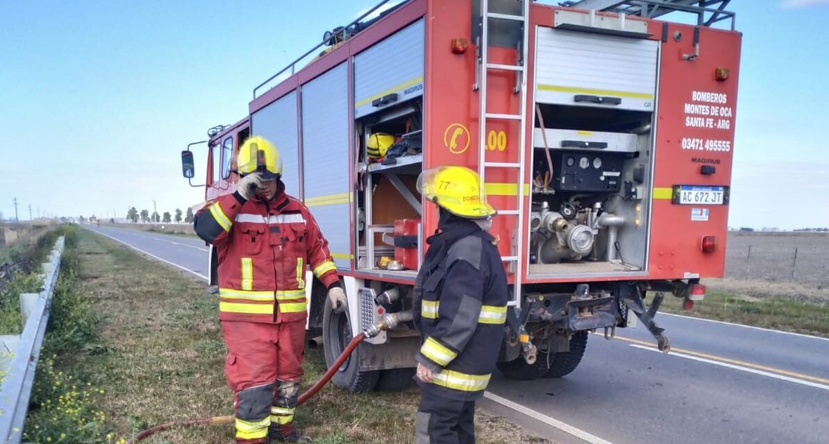 INCENDIO EN ZONA RURAL DE MONTES DE OCA